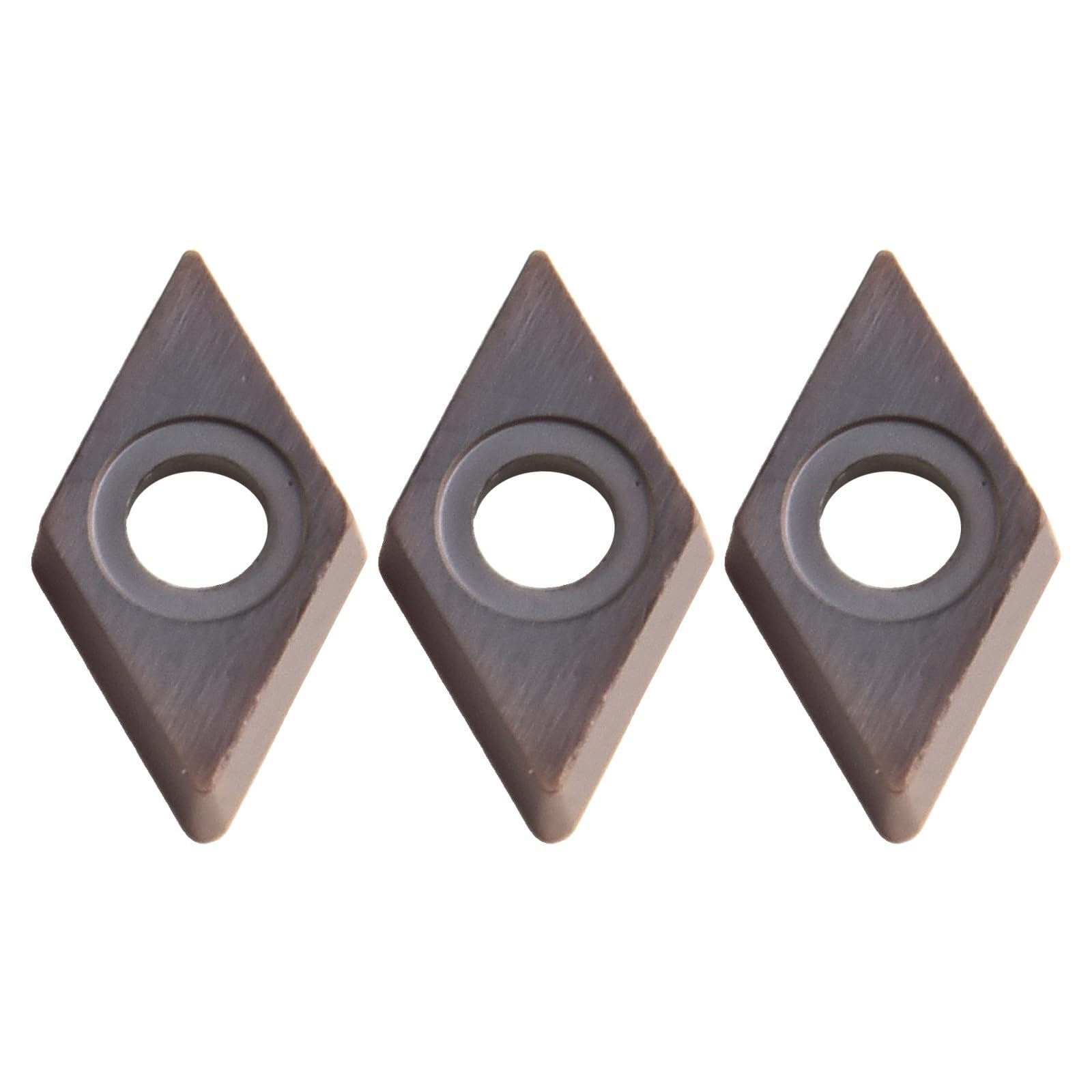 Lot de 10 inserts de tour CNC en carbure de tungstène DCMT11T308 VP15TF pour tournage du métal avec coupe et longue durée de vie