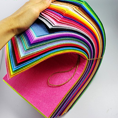 Chengyida 70- 11.8"X6" Rayon Sheets Merino Mixed Blend Felt - (70 Assorted Colors) #TOP24