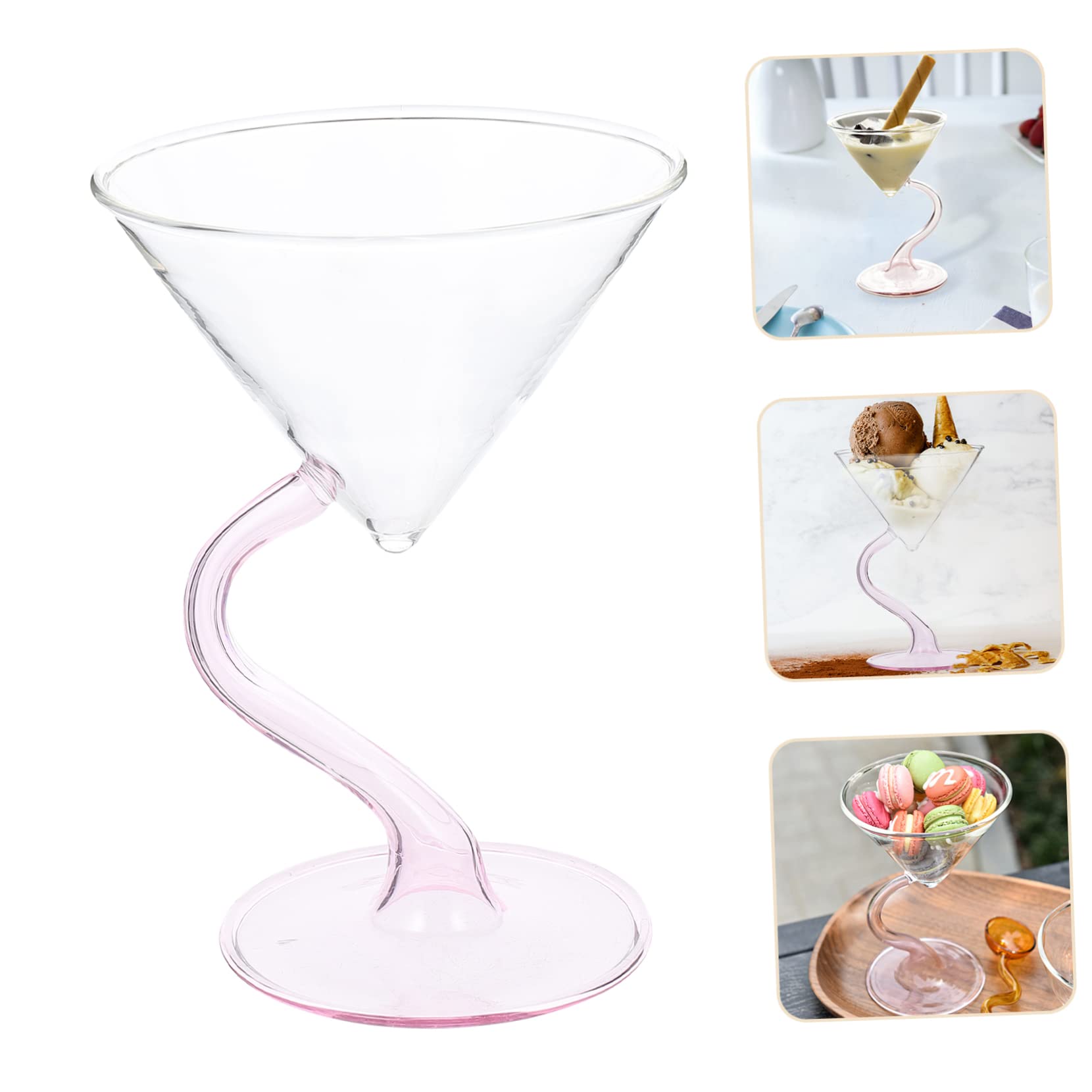 TOPBATHY 2 Pz coppa gelato in mini drink bicchieri da liquore glassette bicchiere tumbler occhiali da sole tazza tazze di semifreddo coppa da dessert in Whisky calice zuppiera