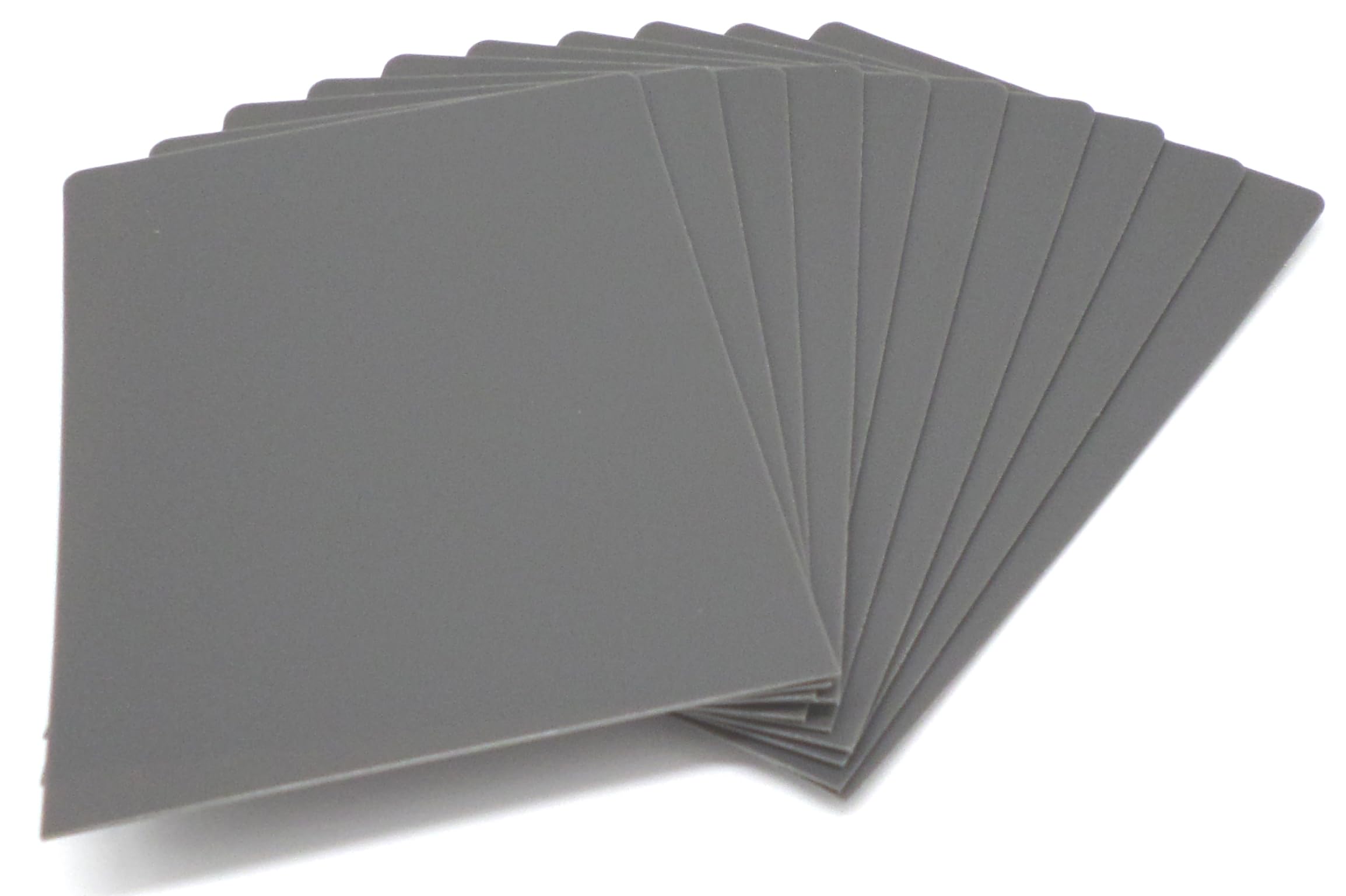 10 Docsmagic.de Trading Card Deck Divider Silver 68 x 97 mm