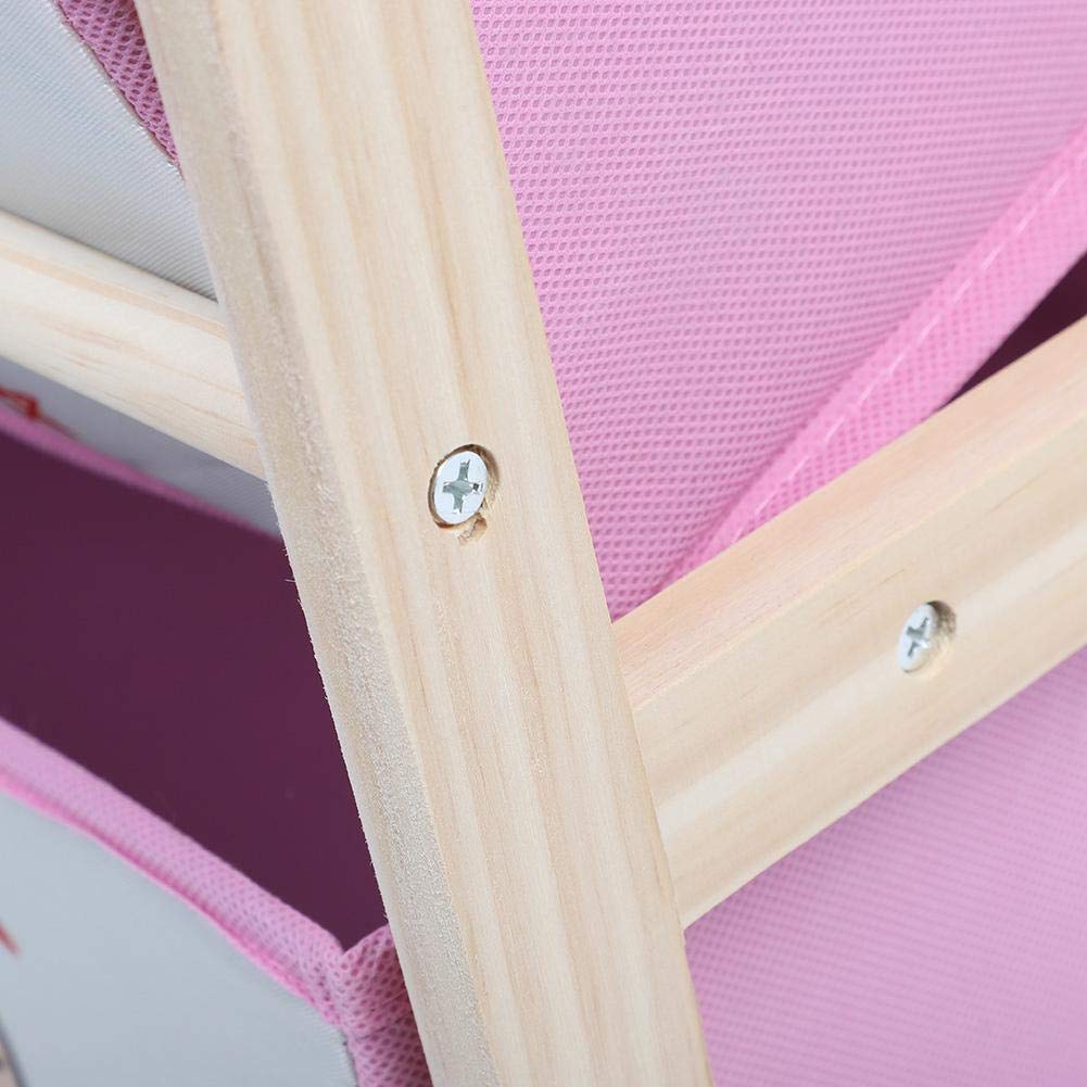 Estante de Almacenamiento para niños con diseño de Dibujos Animados, Caja de Resistente para Juguetes, solución Funcional y Divertida para organización Infantil, Color