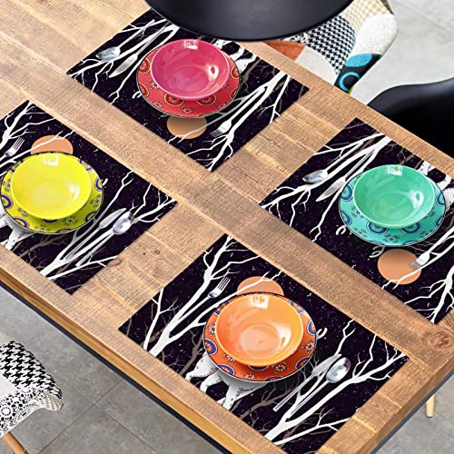 Set de table lavable pour protéger des taches et plats chauds motif cerf - 8
