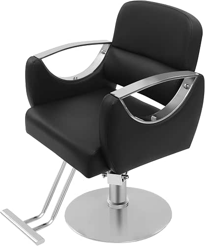 Barber Chair Salon Chair for Hair Stylist Adjustable Hydraulic Styling