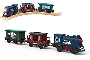 Motorized Chuggington Trains Compatible Electric Toy Train for Thomas & Friends, Brio & Chuggington