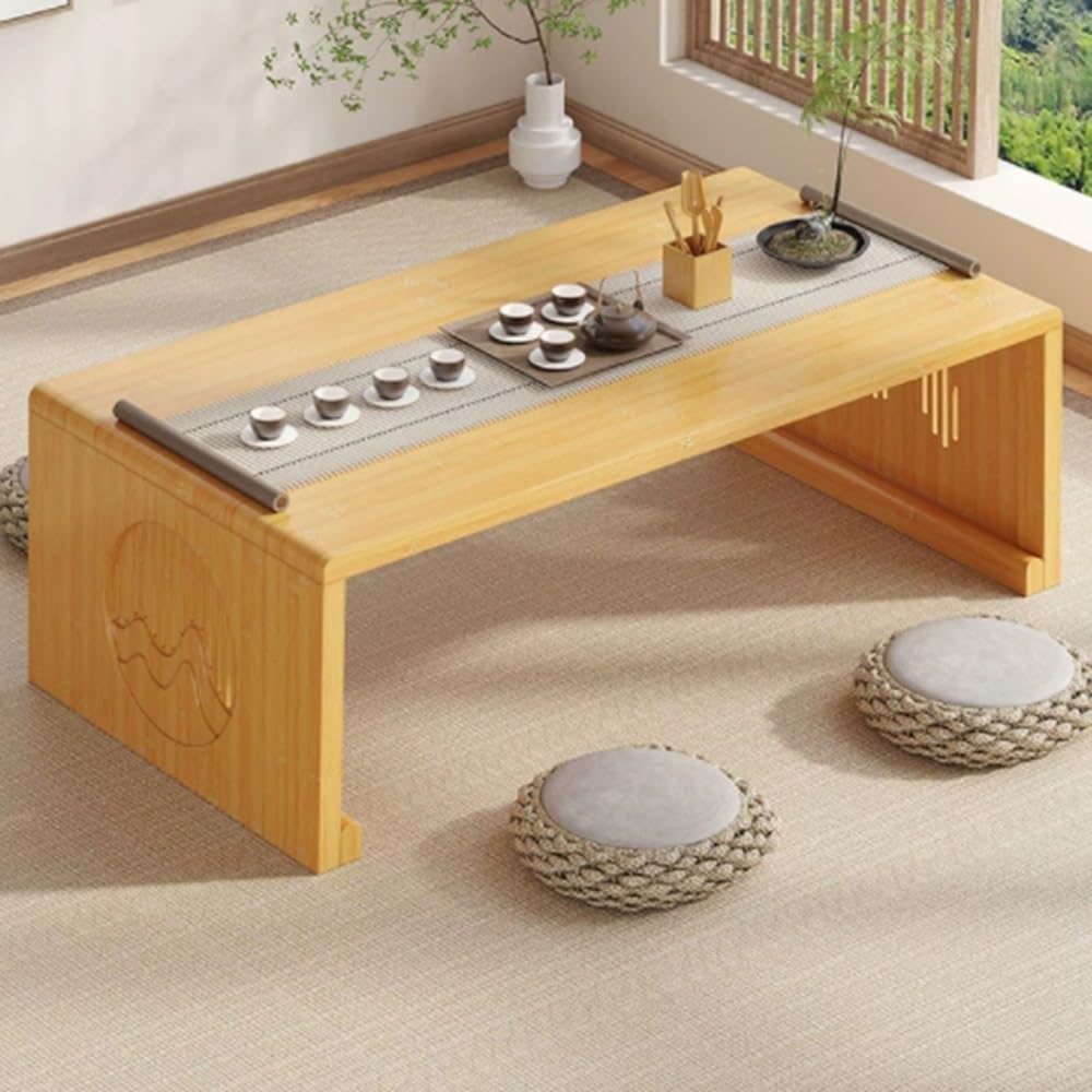Amazon.com: SVBVRFEEW Japanese Floor Table 24 26 31 39 in Foldable