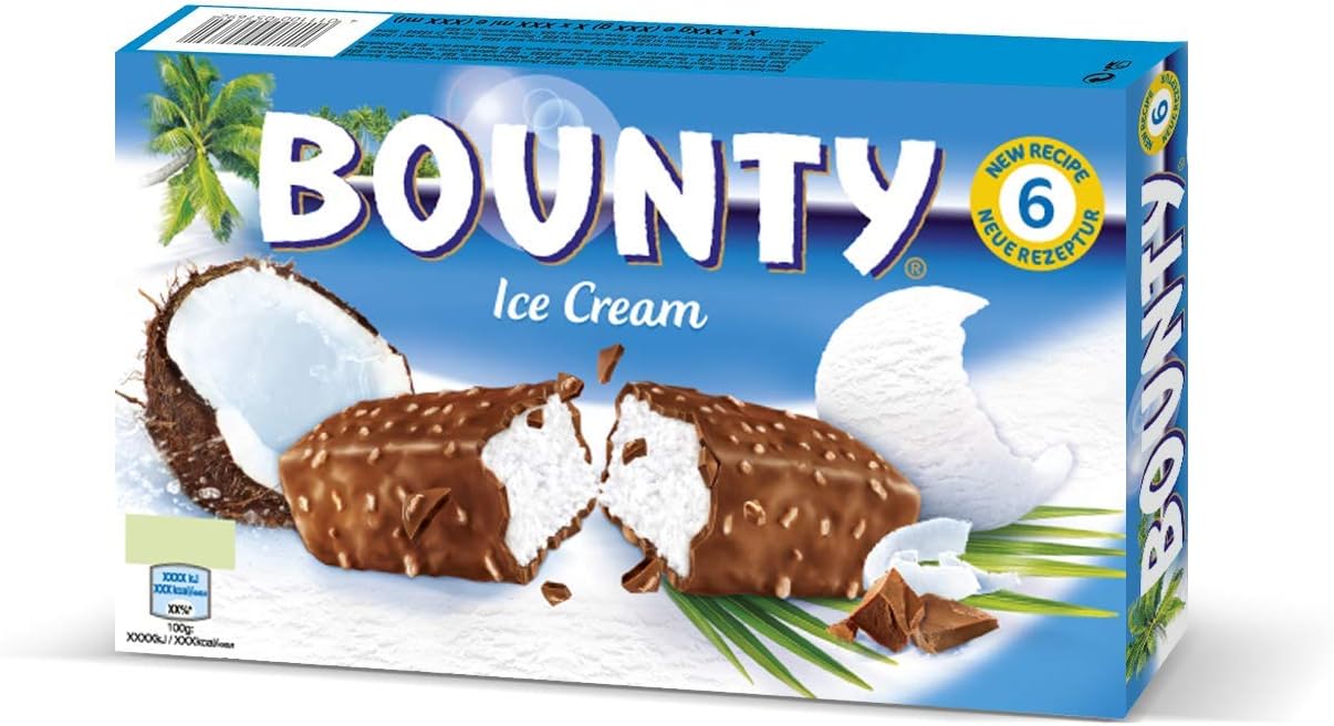 Bounty Ice Cream 6 Pack 300.6ml Amazon.co.uk Grocery