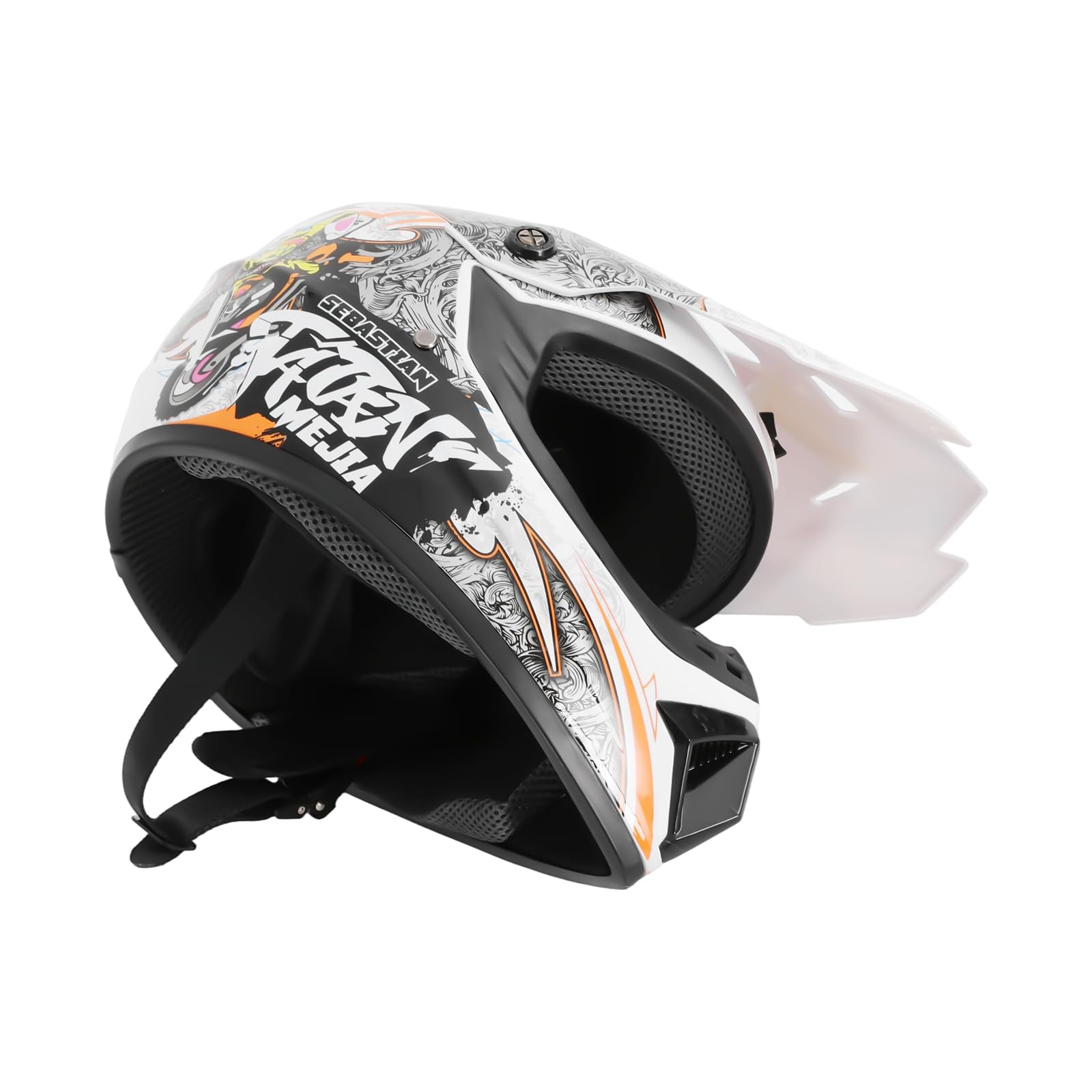 Zestaw kasków motocrossowych | Kask offroad ATV Downhill do motocykla, crossbike offroad, enduro Sport, wytrzymały kask integralny