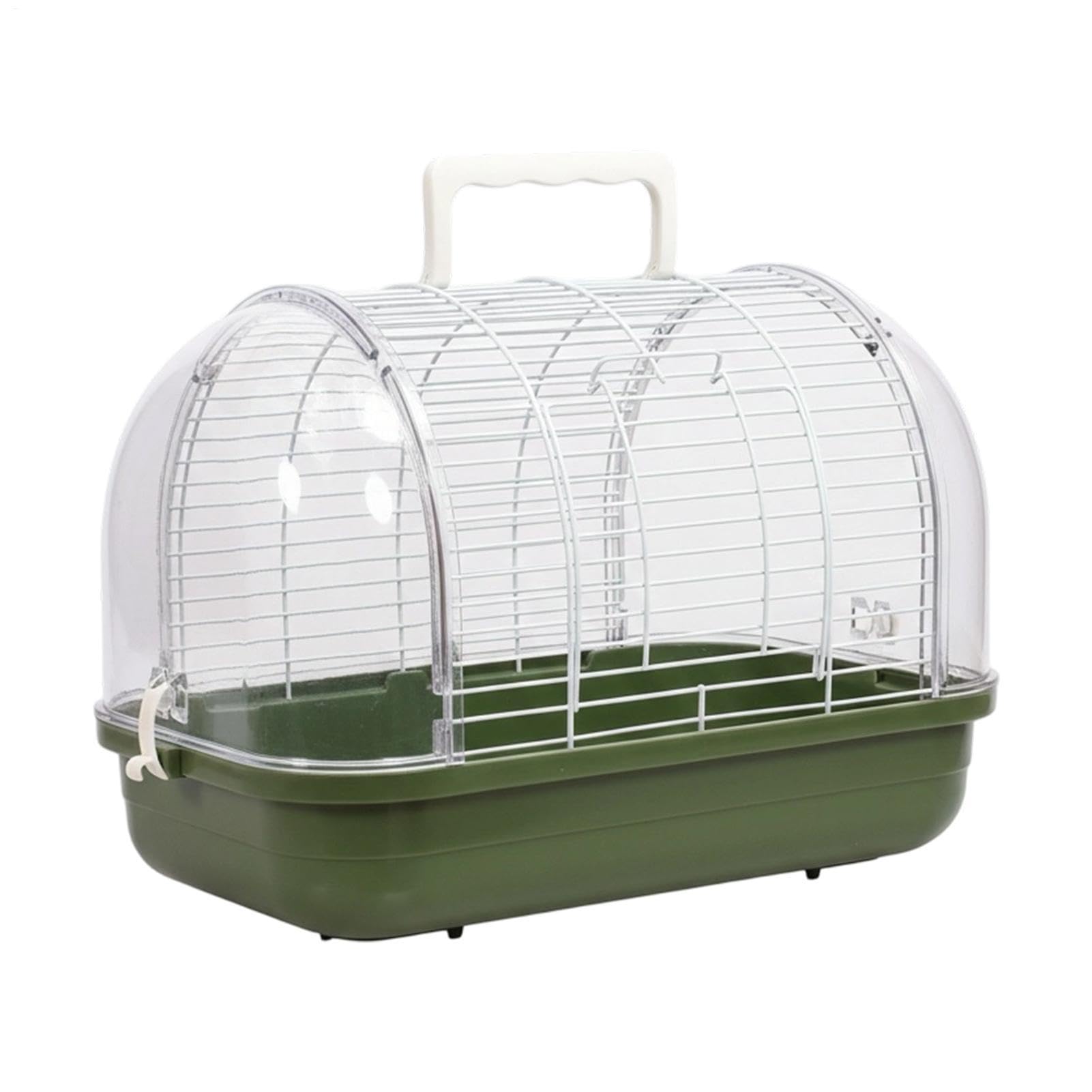 Tragbarer Vogelkäfig Transparenter Transportkäfig Für Unterwegs | Wellensittichkäfig Geeignet Für Conure Nymphensittich Kanarie Unzertrennlicher Fink Wohnzimmer Balkon Außenbereich Sowie