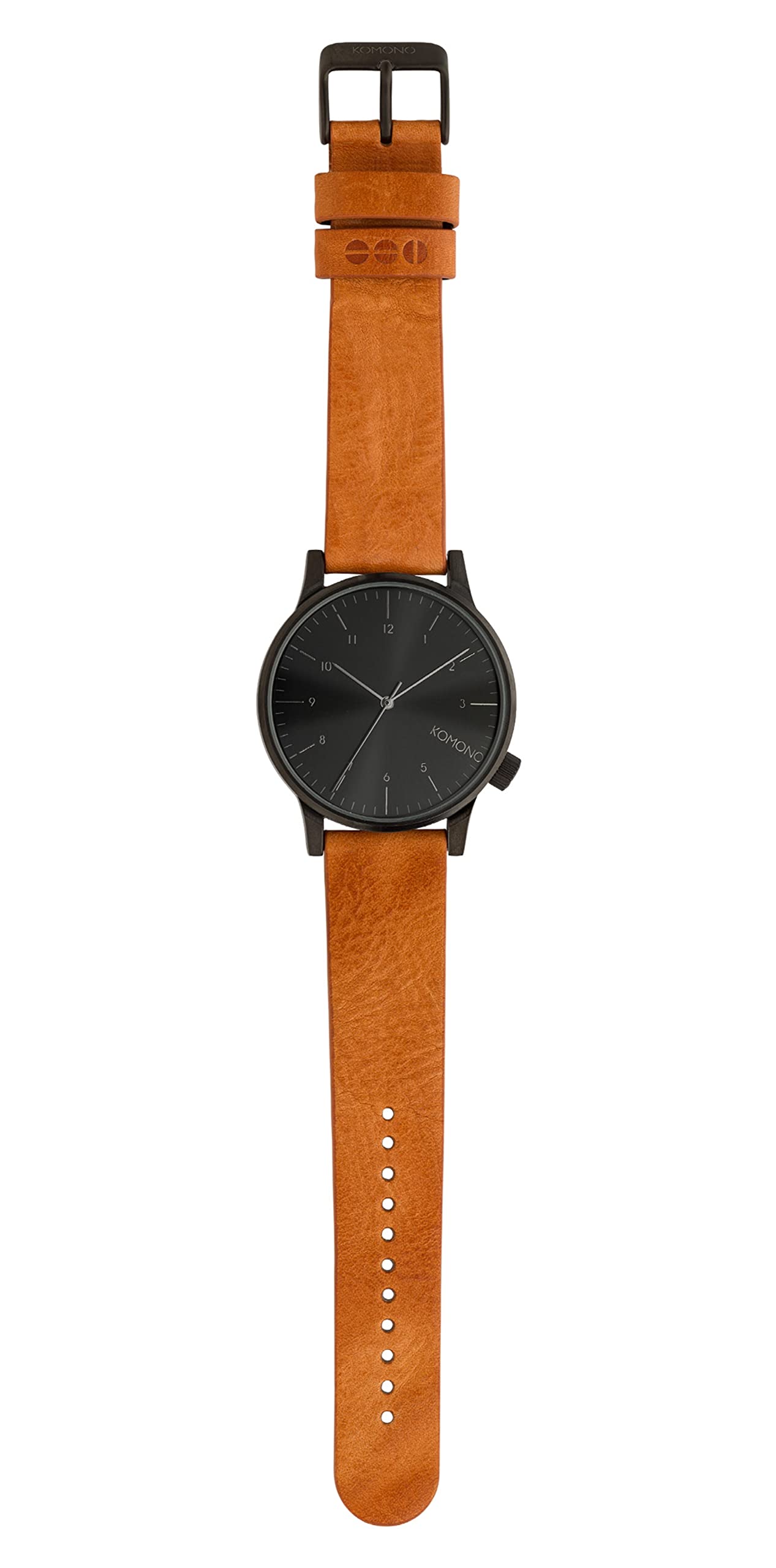 KOMONO Winston Regal Japanische Analoge Quarzuhr für Herren mit Lederarmband