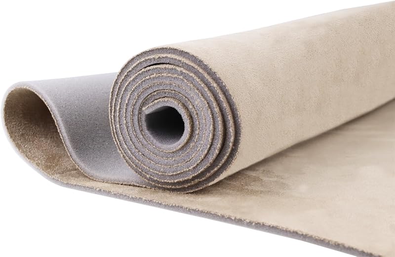 Tecido de camurça bege para forro de teto automotivo Kefly com espuma – 243,84 x 152,4 cm