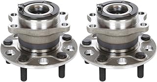 AutoShack HB612335PR Rear Wheel Hub Bearing Pair of 2 Driver and Passenger Side Replacement for 2007-2012 2013 2014 2015 2016 2017 Jeep Patriot Compass 2007-2008 Dodge Caliber 2.0L 2.4L 4WD AWD 5-Lug