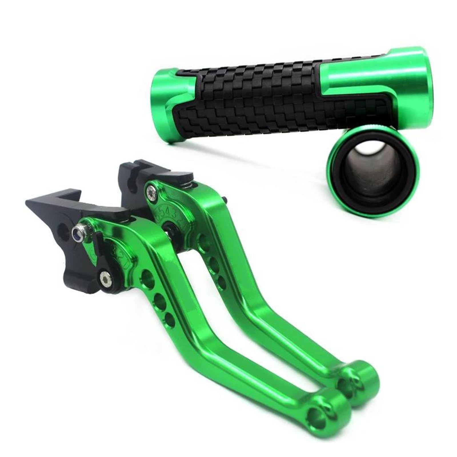 Usqbuzhhk Green-A Brake Clutch Lever Motorcycle Brake Clutch Levers Adjustable For Yzf-R6 Yzf R6 Yzfr6 2005-2016(Green-A)
