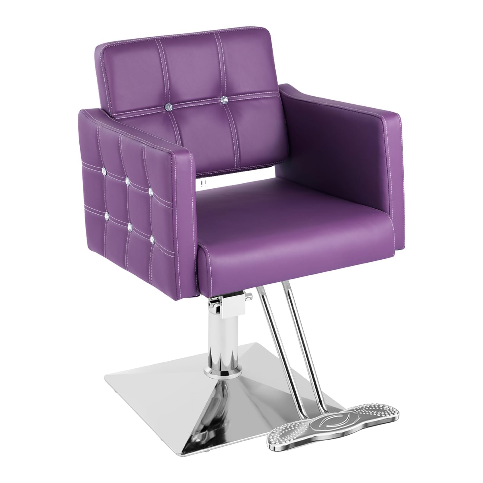 Amazon.com: Dangvivi Purple Salon Barber Chair,Styling Chair for