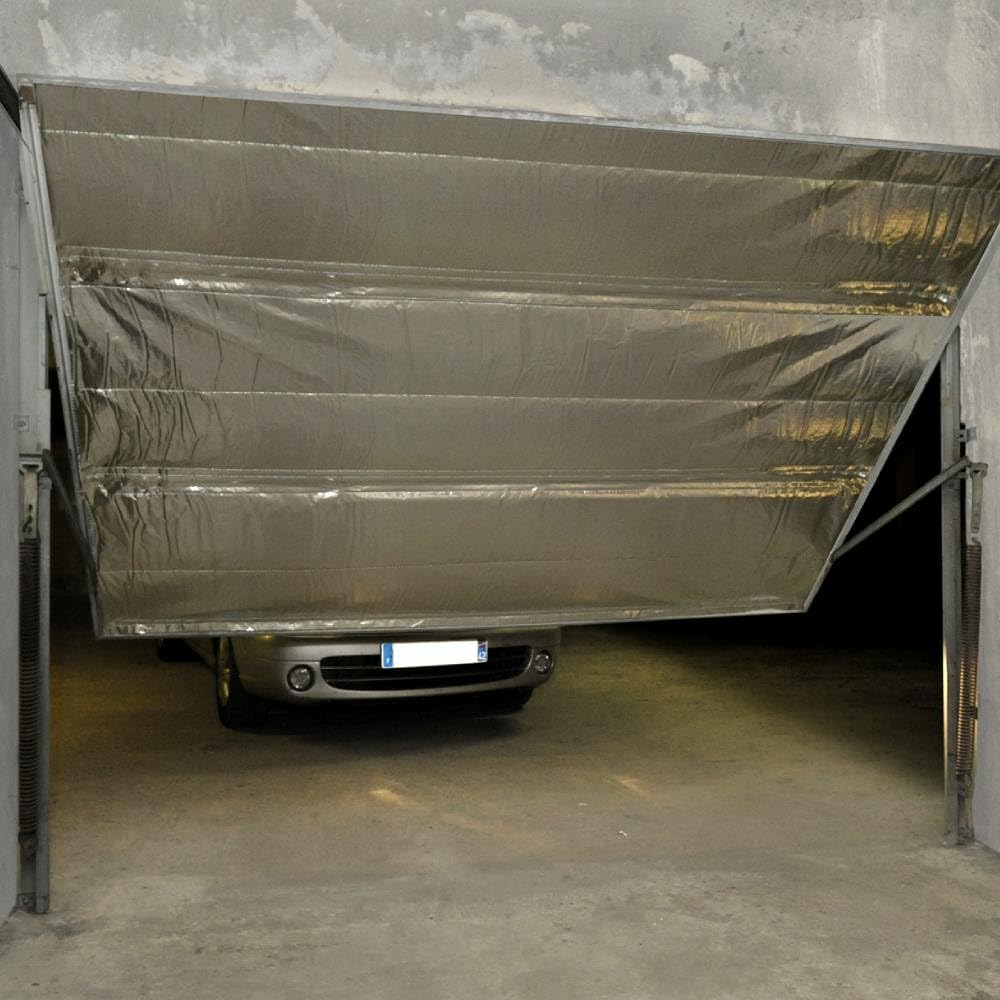 Isolant Porte de Garage, 760 x 75 x 0,5 cm - Isolant Thermique, Qualité Premium - Isolation Thermique, Multicouches, Réflecteurs, Ouate Plus Rubans Adhésifs - Fabriqué en France