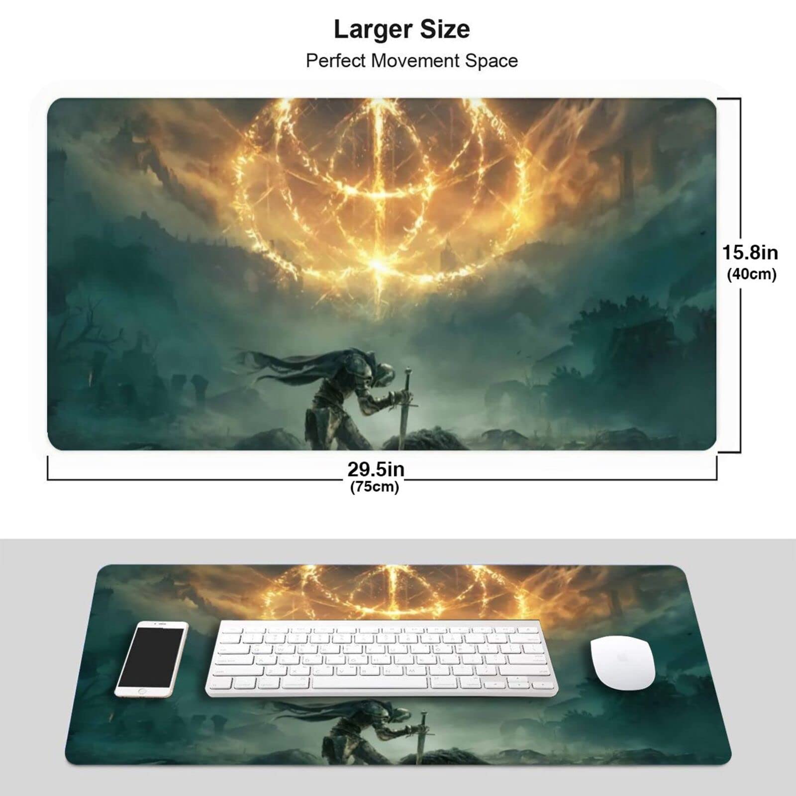 Amazon | Elden Ring (1) おしゃれ マウスパッド Pcマット 光学マウス