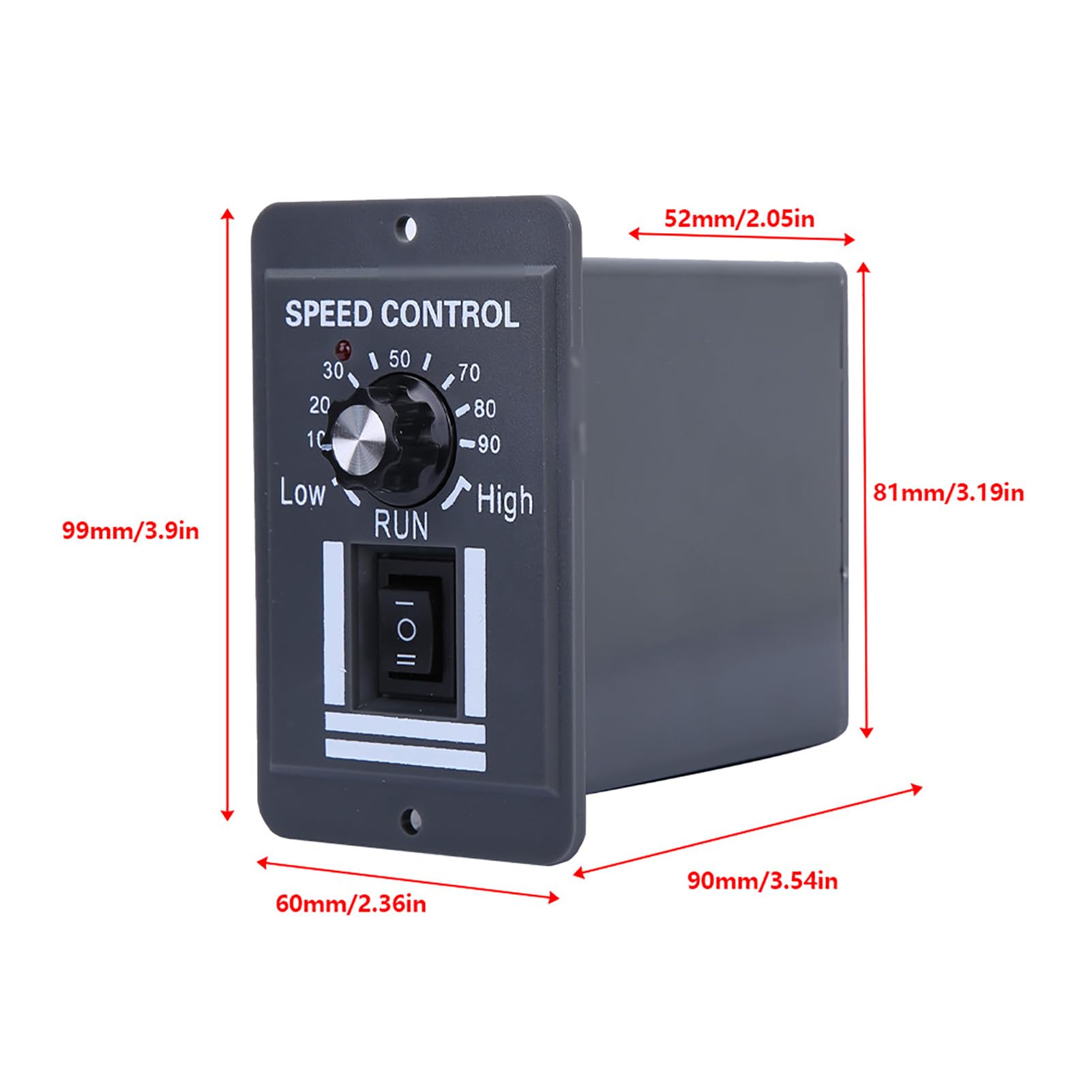 Kontroler prędkości silnika prądu stałego 12-60 V 40 A, regulator prędkości PWM, przełącznik odwracalny CW CCW, kontroler silnika do silników szczotkowych DC