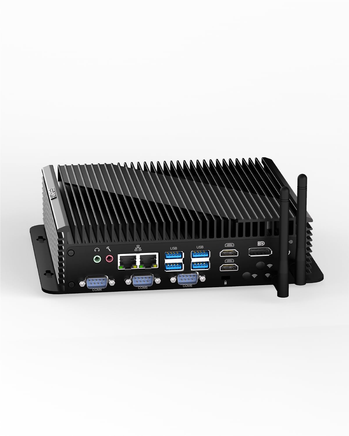 FANPEEC Industrial PC Core i5-1235U 16GB DDR5 1TB M.2 SSD, 2 x HD+ DP 4K Triple Display, WiFi5 BT4.2, Industrial Mini PC Win 11 Pro Dual 2.5Gbps Ethernet, 6*RS232 COM, Supports Wide Voltage DC 9V-36V-image-21