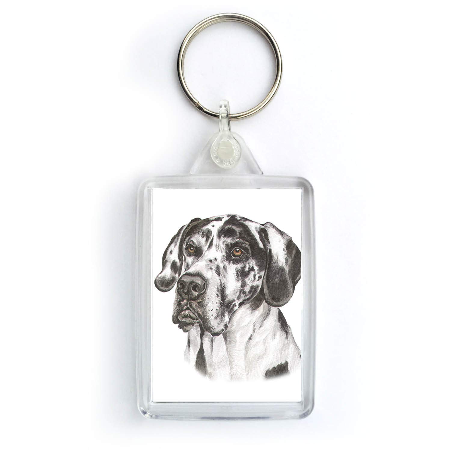 WaggyDogz Great Dane Dog Keyring (KRG-119)