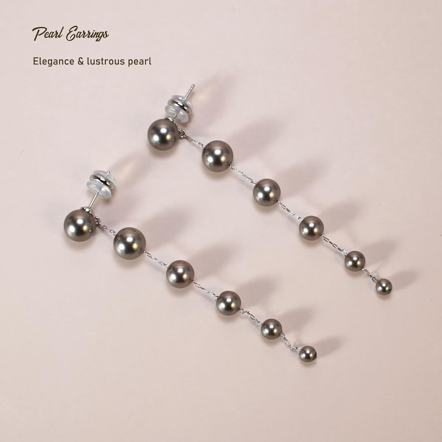 Long Shell Pearl Dangle Earrings for Women Bridal Wedding Prom Elegant Drop Earrings Jewelry Gift - Image 5