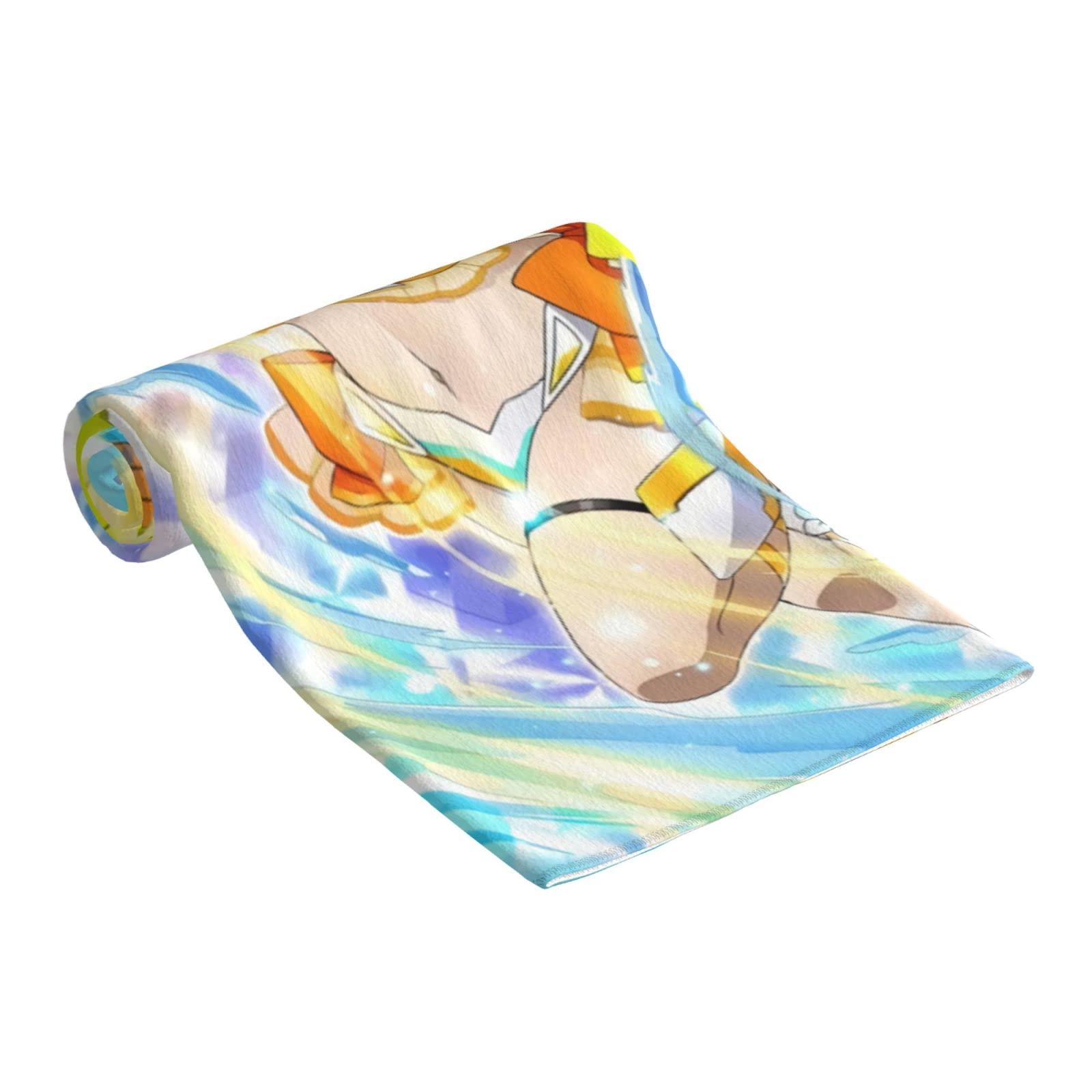 【公式品/レア】立花響 水着 フェイスタオル Amazon｜戦姫絶唱シンフォギア 立花 響 バスタオル ホテル仕様 大判 80
