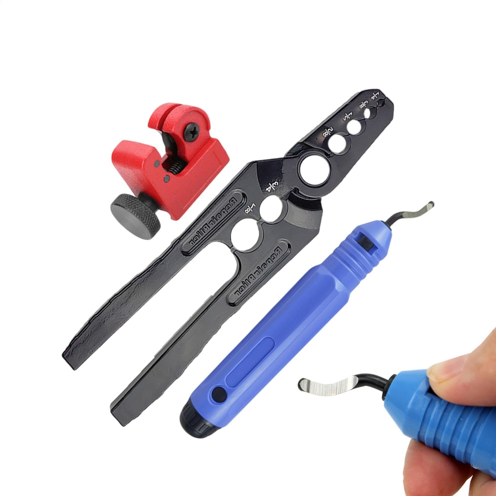 Tubo di rame manuale Rounder 6 fori, pinze per riparatore a tubo 3 pezzi
