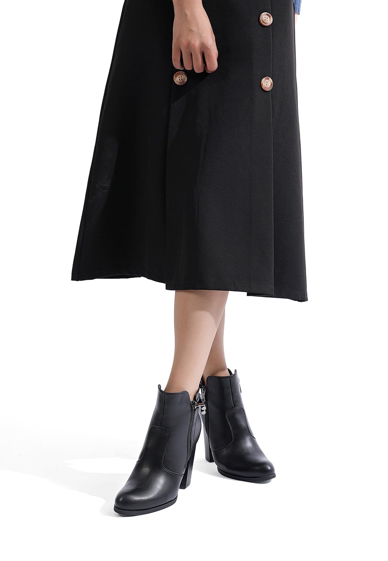 QUEEN HELENA Tronchetti Stivaletti Bassi con Tacco Donna X29-120