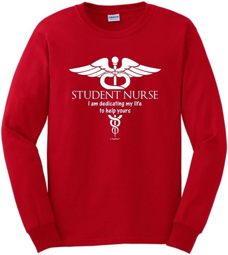 Student Nurse, Nursing School Gift Long Sleeve T-Shirt
