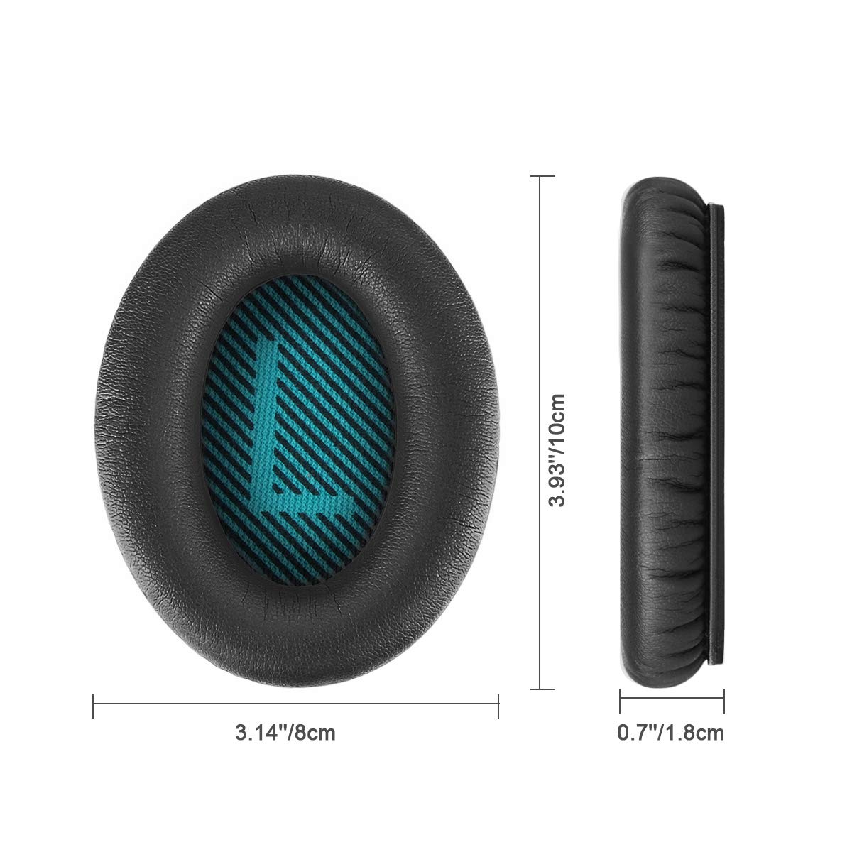 ELZO Zamienne nauszniki do Bose QC25, profesjonalne słuchawki nauszne z nausznikami QuietComfort 25 AE2 AE2w AE2 QC15 QC2 SoundTrure SoundLink