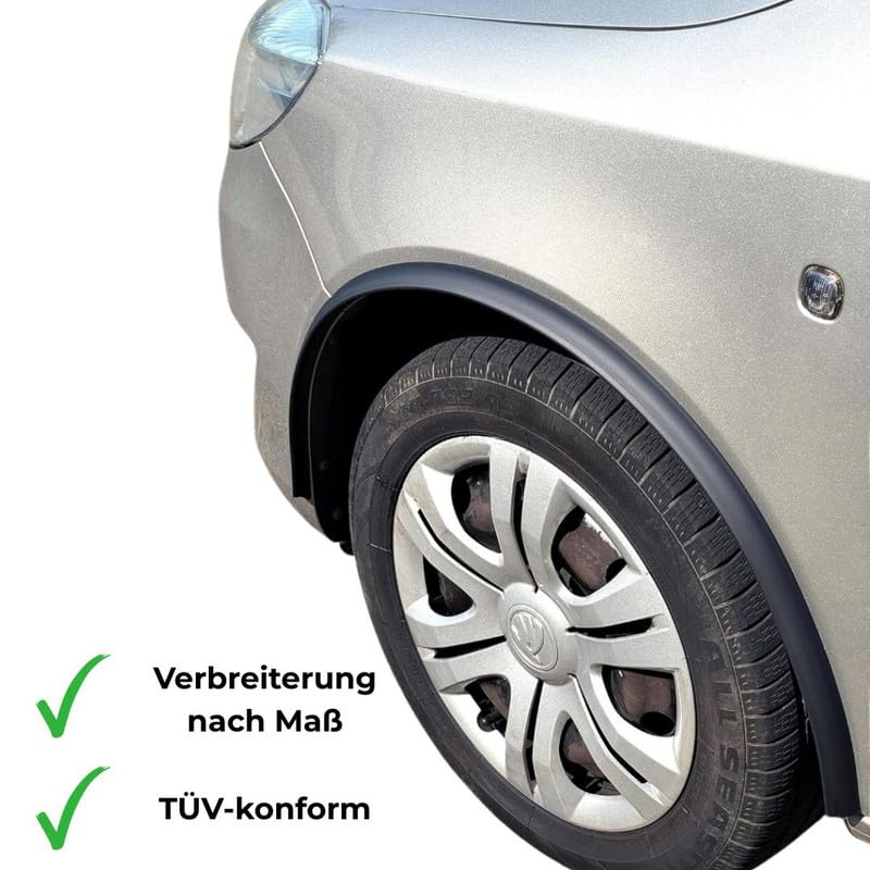 Universal Kotflügelverbreiterung 22mm (4er Set 148cm) – Selbstklebende Radlaufverbreiterung für Wohnmobil & Offroad