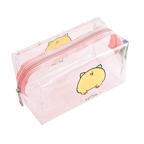 Miniatura 7 de Lindas bolsas de cosméticos transparentes, artículos de aseo de viaje, bolsas de maquillaje transparentes, kit de brochas de maquillaje portátiles,