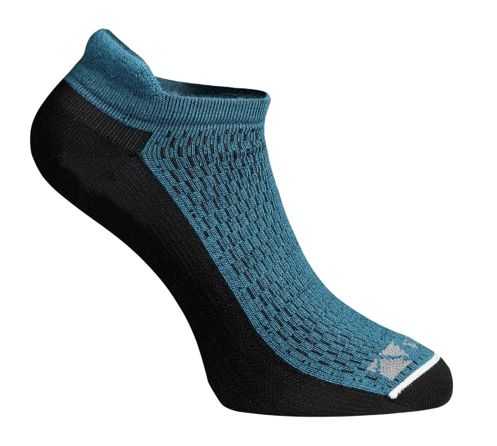 VOORMI Thermal Performance Run Sock, Wool Outer Layer, Moisture-Wicking Inner, Achilles Pad, Flex Panel, Breathable