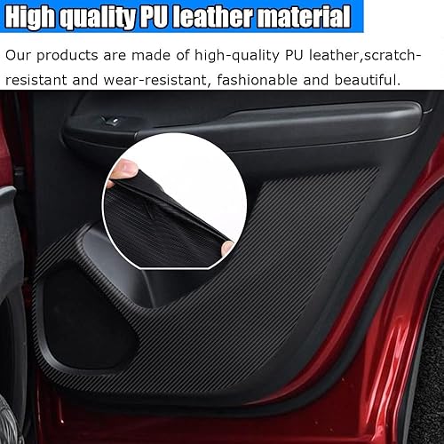 Miniatura 6 de Kakash Accesorios interiores personalizados para Trailblazer 2021 2022 2023, calcomanías protectoras de película de borde lateral, 4 piezas por