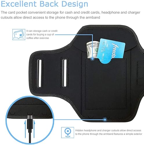 Miniatura 3 de JEMACHE - Brazalete para Galaxy A56 A55 A54, resistente al agua, para gimnasio, correr, entrenamiento, para Samsung Galaxy A52 A53 A54 A55 A56 con