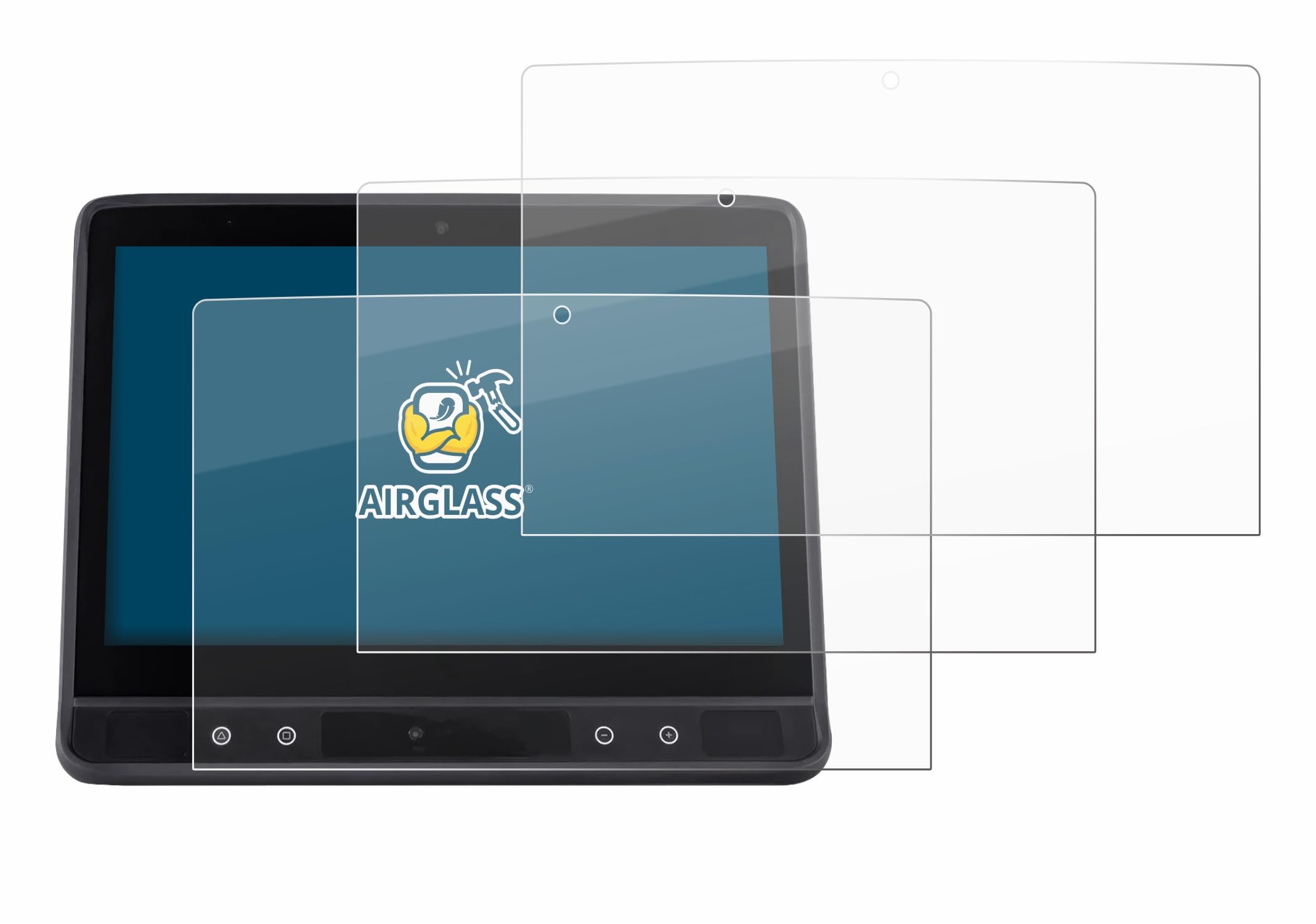 brotect 3 Pezzi Pellicola Vetro per Tobii Dynavox TD I-16 | Chiara Protezione Schermo Made in Germany, Durezza 9H Anti-Graffio Glass Screen Protector