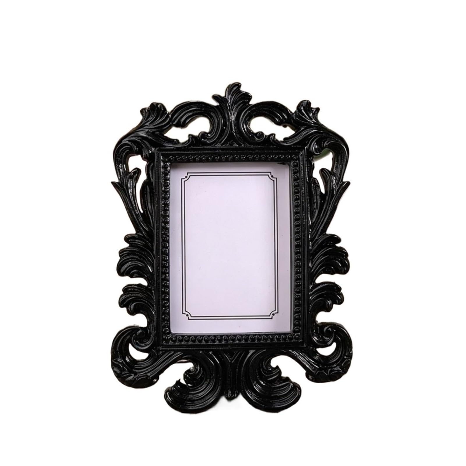 Rustic Picture Frames Creative Resin Photo Frame Home Decor Stable And Durable Vintage Classic Desktop Stand Gallery Wall Decor(D)