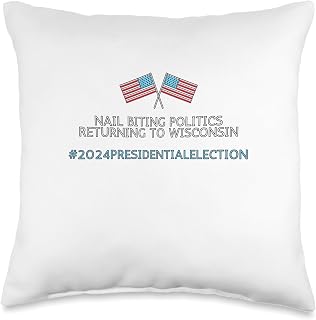 Nail-Biting Political Drama Returns to Wisconsin Throw Pillow