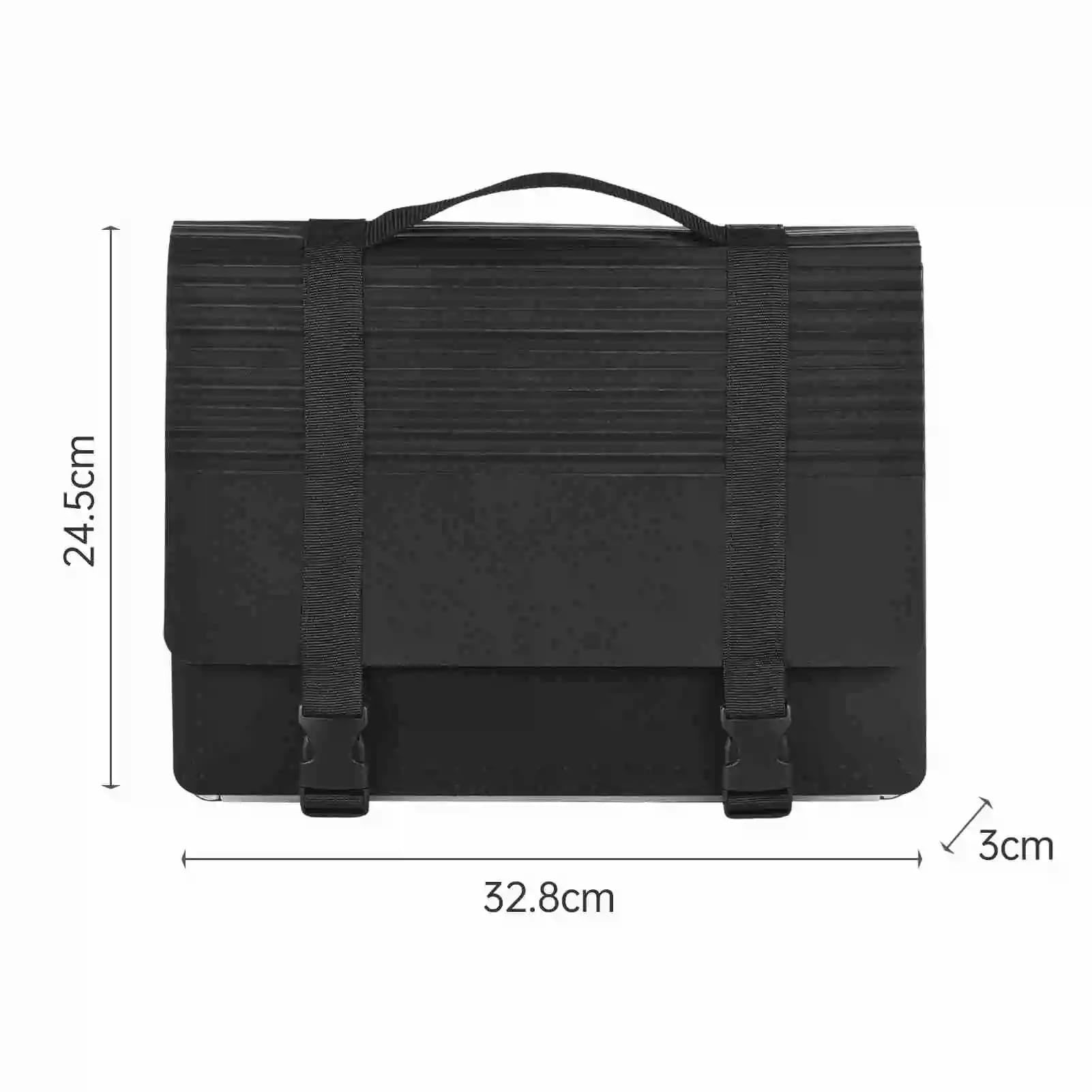 Fächermappe Accordion File Folder with Handle | 24-Pocket Expanding File Case, A4/Letter Size Rainbow Document Organizer