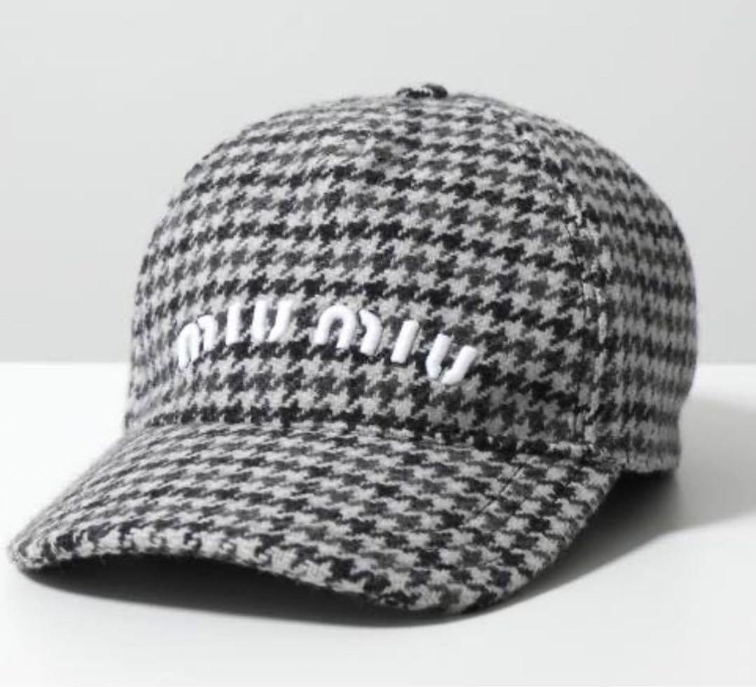 Amazon.co.jp: miumiu ミュウミュウ ハウンドトゥース 千鳥格子 