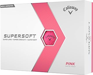 Callaway Golf Supersoft Golf Balls (2023 Version, Pink)