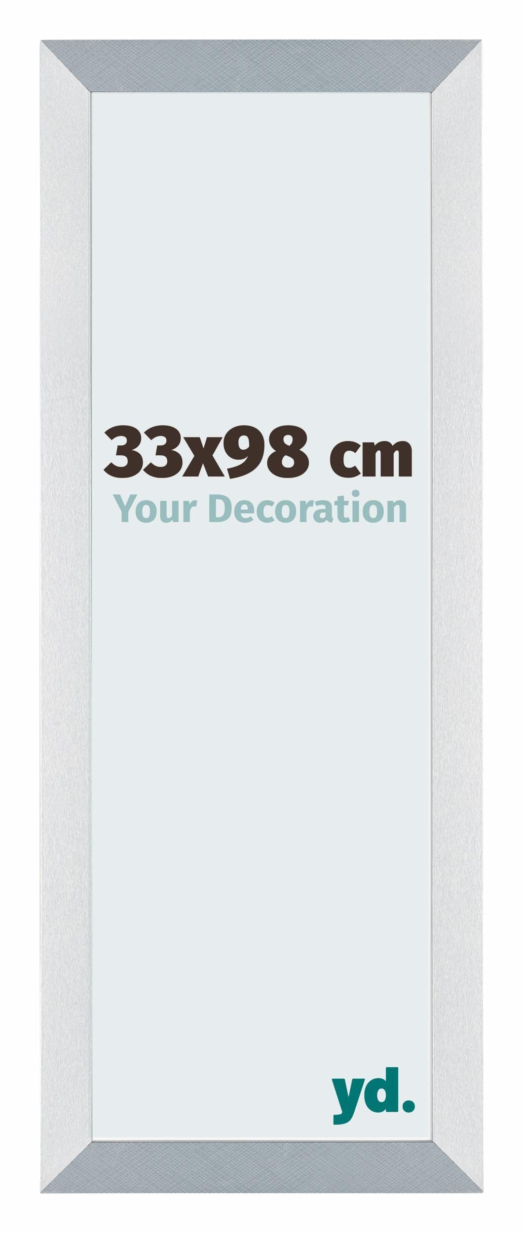 Your Decoration - Puzzle frame 33x98 - Aluminum Brushed - Puzzle frame 500-1000 Pieces - MDF Photoframe - Mura