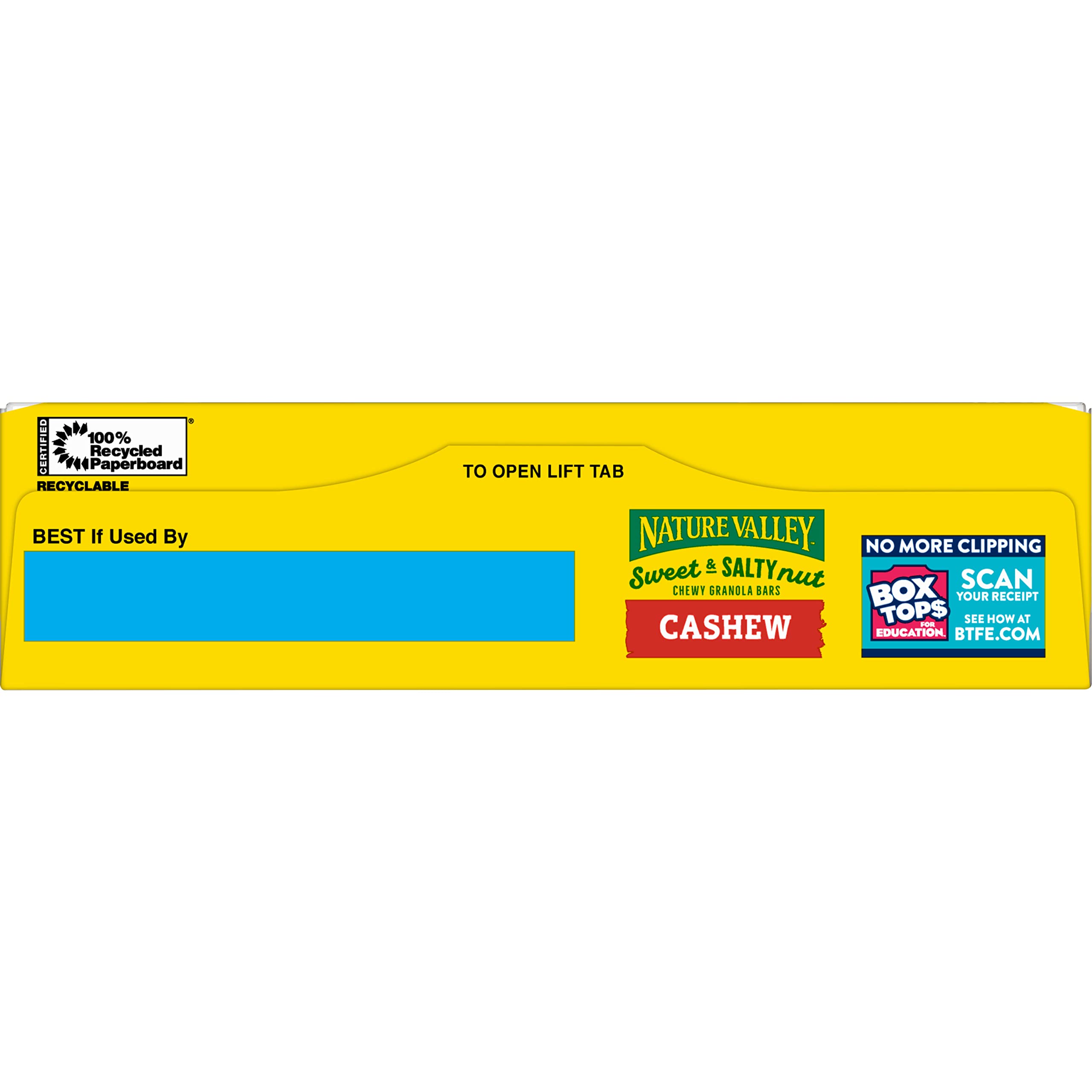 Nature Valley Sweet & Salty Nut Granola Bars, Cashew, 6 - 1.2 Ounce Bars (Pack of 6)