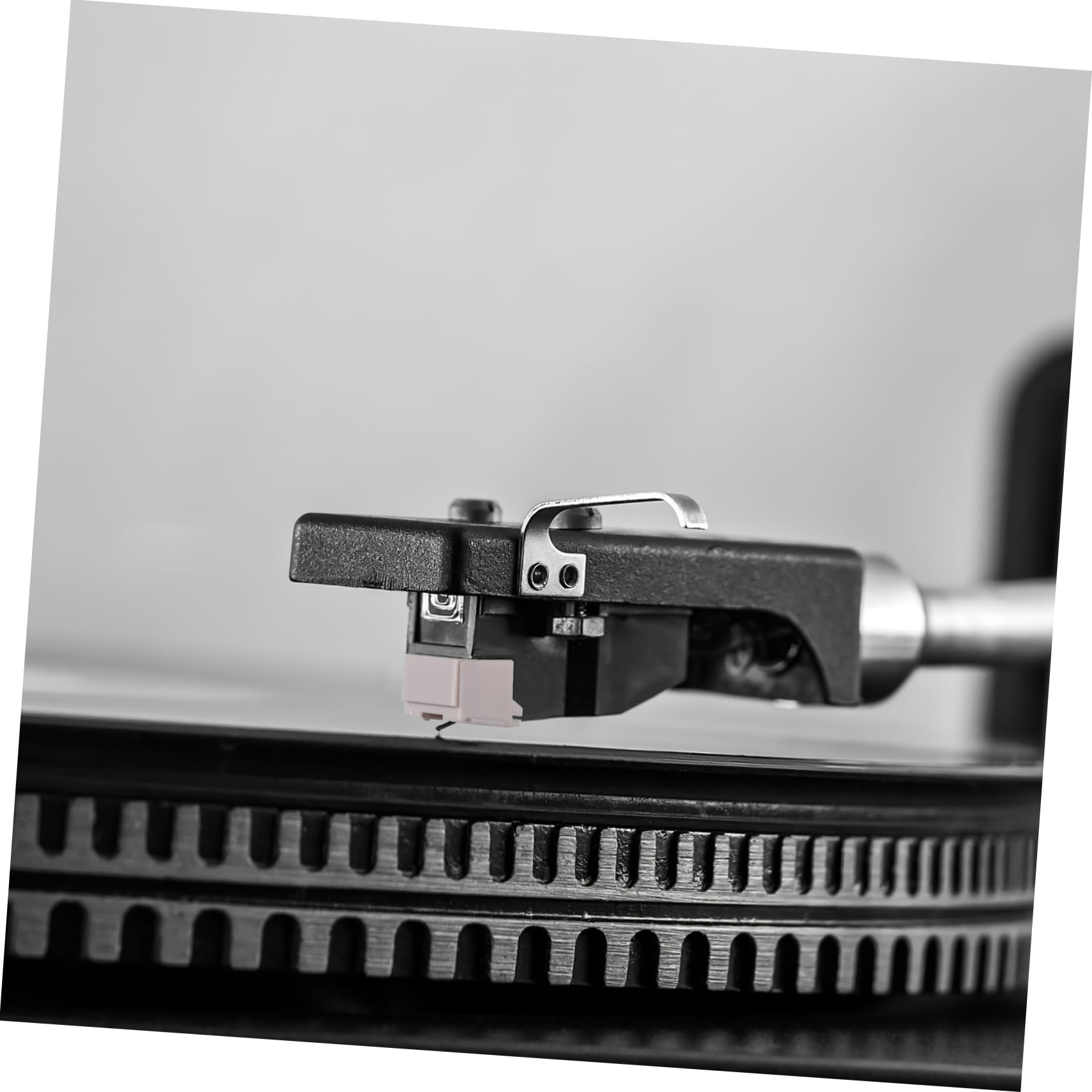 YARNOW 1 Set Stilo Precisione e Spazzola per Pulizia Compatibile con Maggior Dei Turntable Costruzione Resistente e Installazione Facile