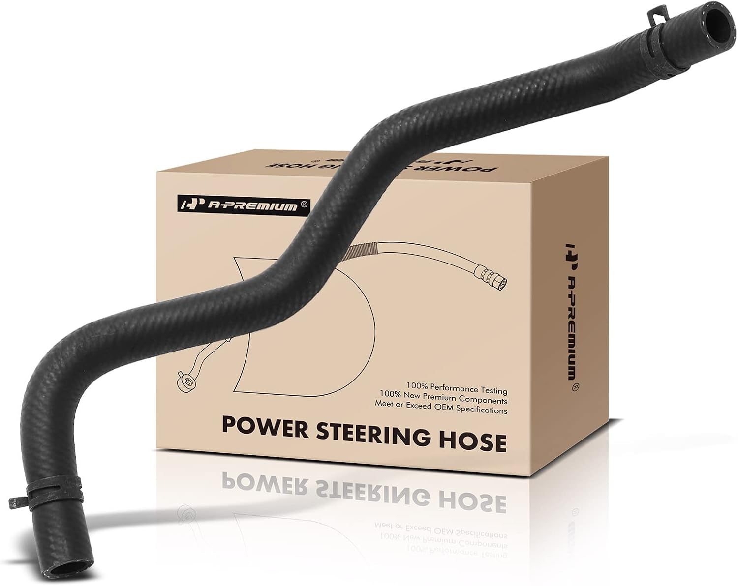 A-Premium Power Steering Hose Reservoir Hose Line Assembly Compatible with Ford F-150 F150 2009, Expedition 2008 & Lincoln Navigator 2008, Reservoir To Pump, Replace# 8L1Z3691C