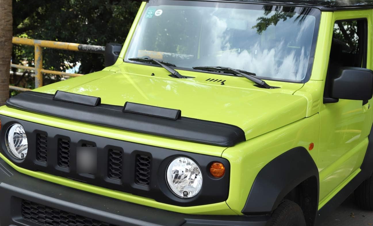 Osłona maski silnika do Suzuki Jimny JB64 JB74 2019-2024, czarna, płótno żaglowe, przód