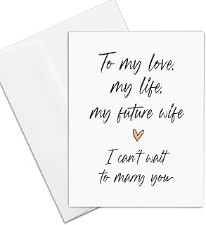 Cute to My Bride on Our Wedding Day Card from Groom, Gift for Future Wife from Husband to Be