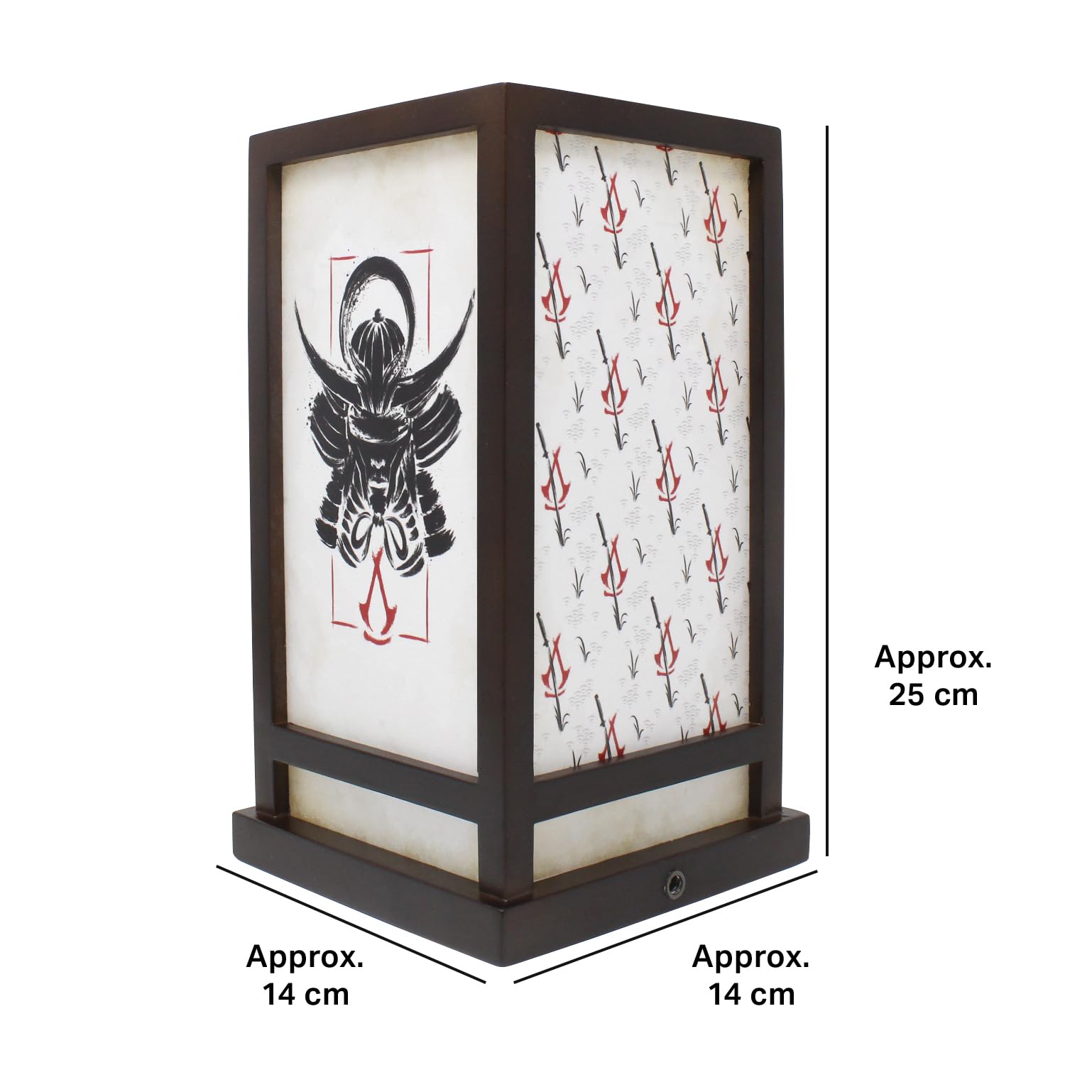 Neamedia The Character Company Lanterne Officielle Assassin's Creed Shadows, Décoration Gaming pour Salon et Bureau, Esthétique Traditionnelle Japonaise, Idée cadeau Noël Anniversaire, Xbox, PS5, PC