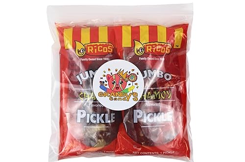 Miniatura 2 de Chamoy Pickle Pouch  Jumbo Dill Pickle Flavored-Grandys Candys Empaquetado individualmente para una frescura audaz y picante para antojos sobre la