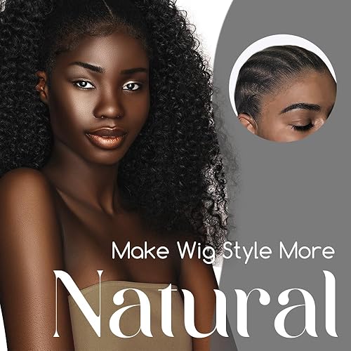 Miniatura 5 de Dreamlover Gorra de peluca HD para peluca de encaje frontal, gorra de peluca negra para mujer, gorra calva para mujer, gorra HD transparente para