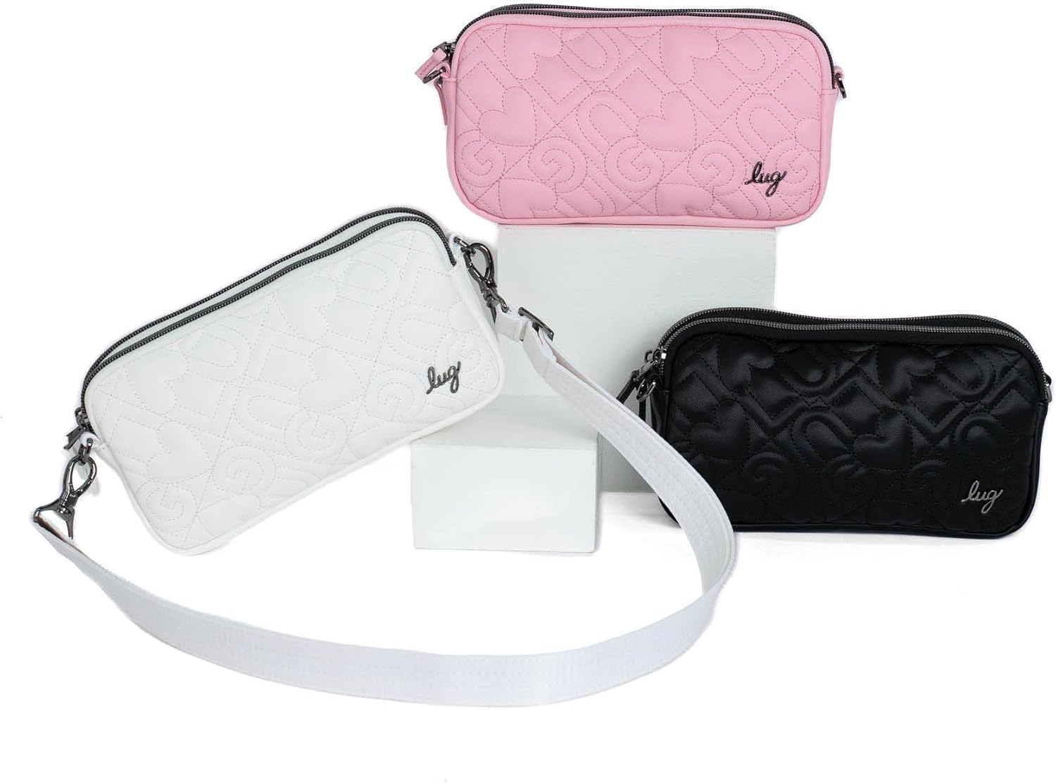 Coupe XL Love Satin Luxe Convertible Crossbody Bag - Image 8