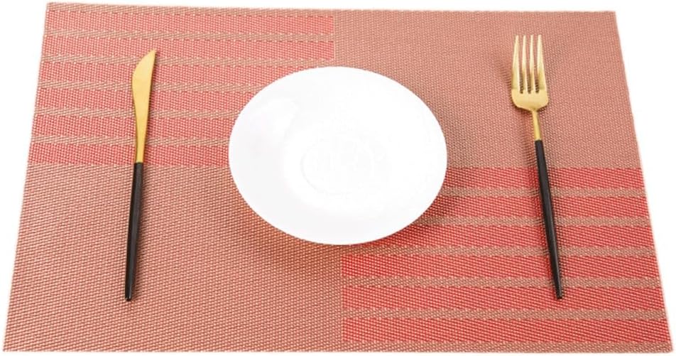 Placemat Insulated Placemat Table Mat Bowl Mat Western Placemat Home Hotel Place Mat(E)